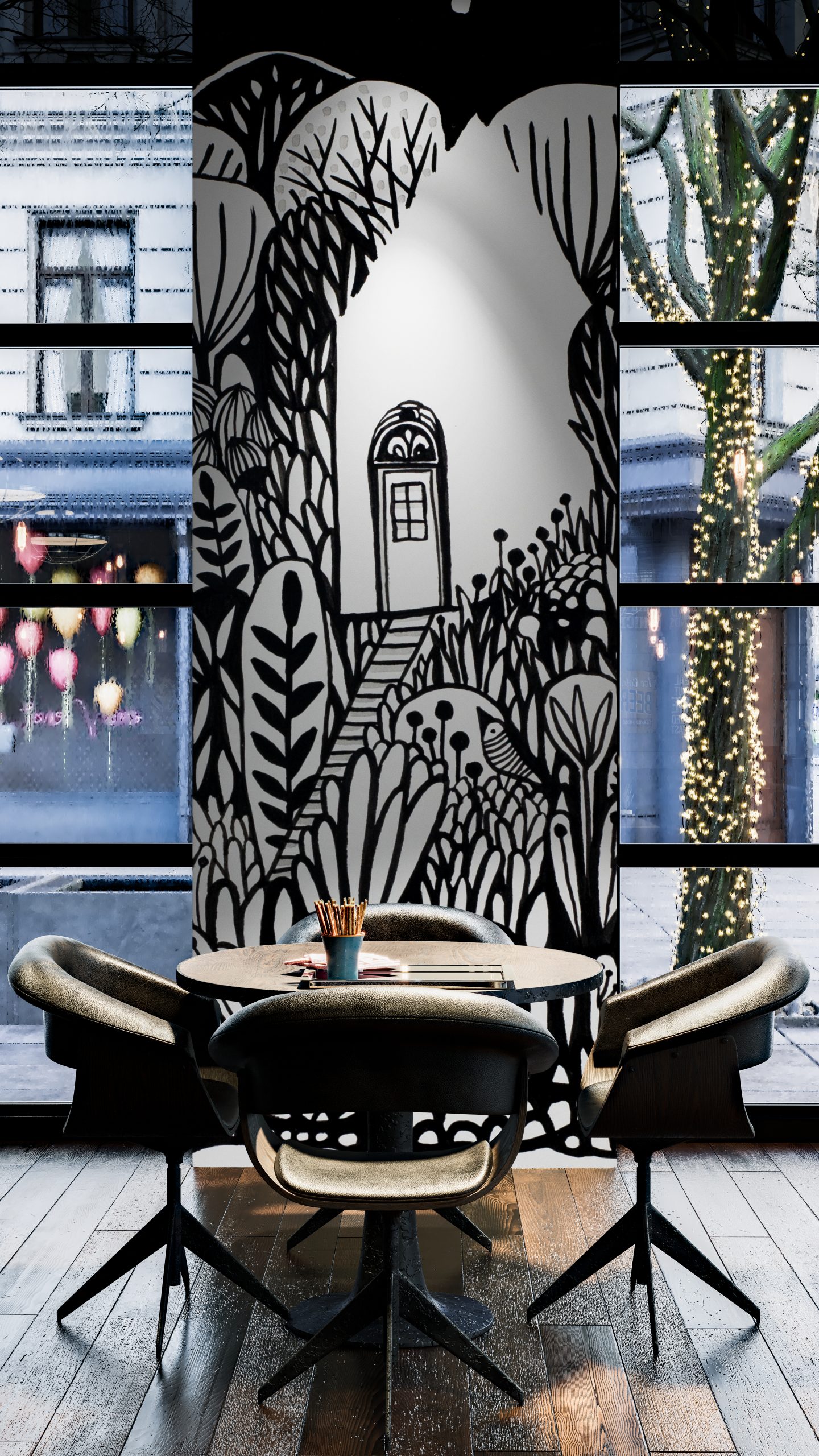 Fresque en intérieur · Création sur mesure · Lucie Vandevelde