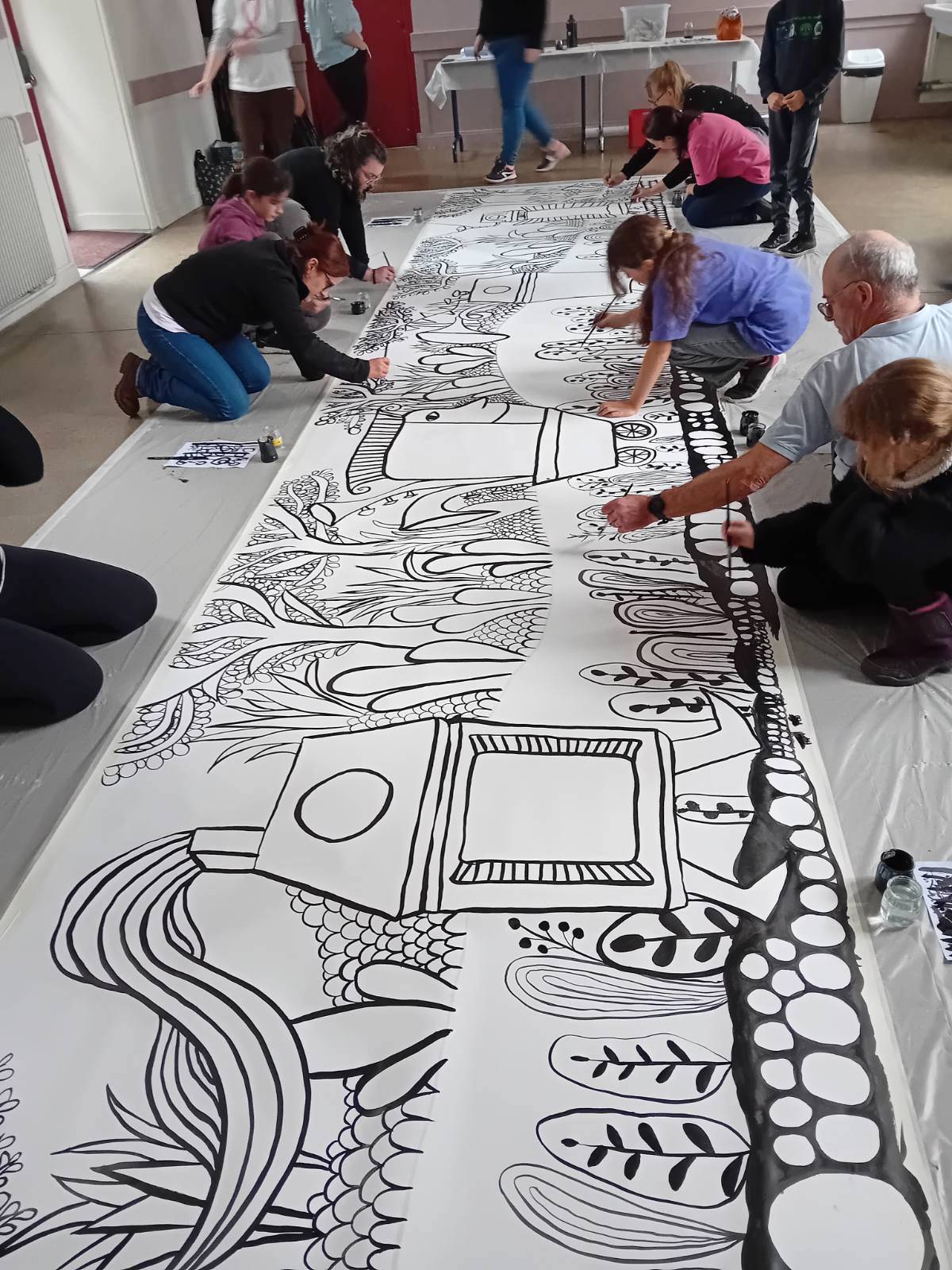 fresque collaborative